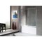 Anzzi Left Drain Tub in White With 60 x 62 in. Tub Door in Chrome, 5 ft. SD1701CH-3060L - alternate 2